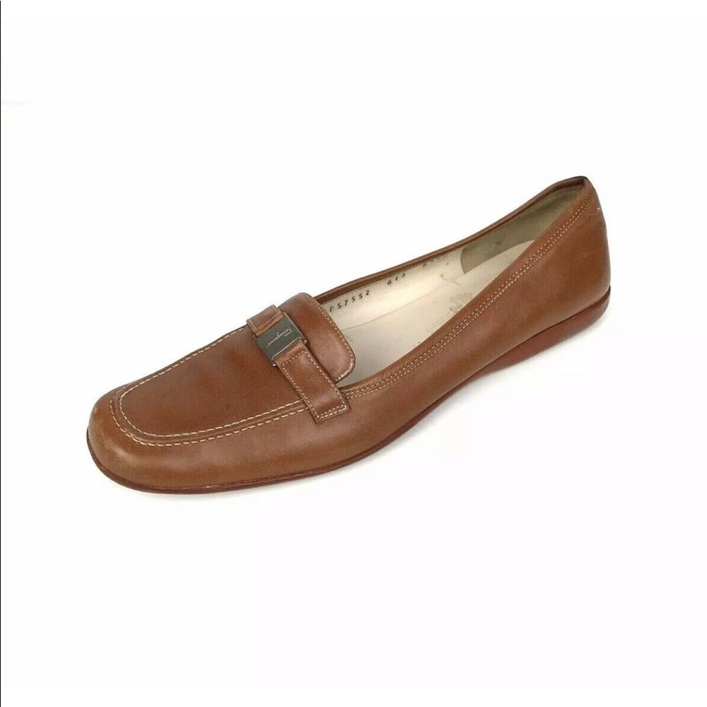 Salvatore Ferragamo Leather Loafers Size  8 1/2 2A